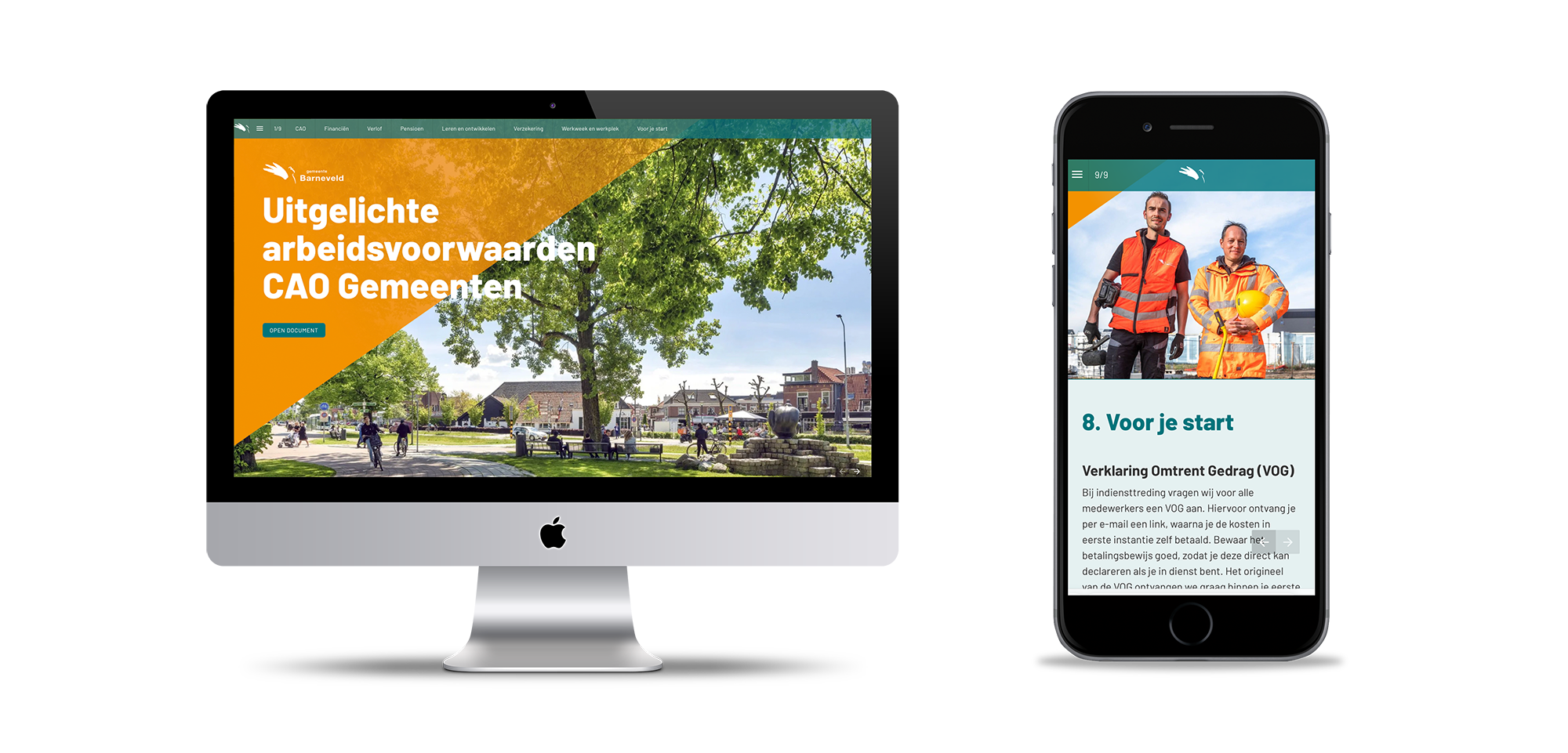 Mock-up Arbeidsvoorwaarden