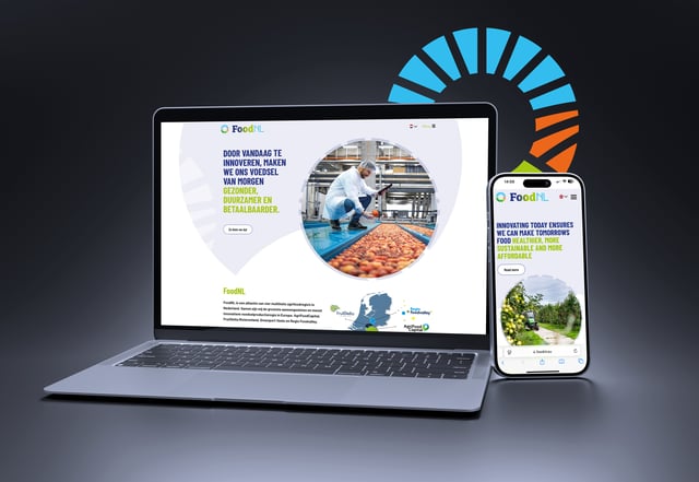 FoodNL - Website, keycord, tasjes, brochure, naamtags
